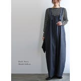 サロペット レディース フロントタックデニムサロペット | and it  | 詳細画像10 