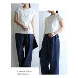 カットソー レディース フレンチスリーブTシャツ | and it  | 詳細画像6 