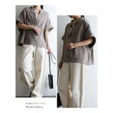 Tシャツ レディース キーネック | and it  | 詳細画像9 