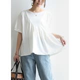 半袖切替Tシャツ レディース 半袖 | and it  | 詳細画像10 
