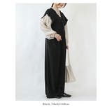 オールインワン レディース セルフカットプリーツレースアップオールインワン | and it  | 詳細画像13 