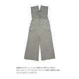 オールインワン レディース セルフカットプリーツレースアップオールインワン | and it  | 詳細画像17 