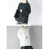 カットソー レディース ドロップショルダー長袖ビッグカットソー | and it | 詳細画像4