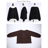 ジャケット レディース バックフリルフルジップジャケット | and it  | 詳細画像15 