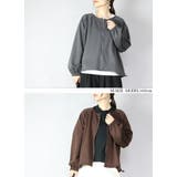 ジャケット レディース バックフリルフルジップジャケット | and it  | 詳細画像4 