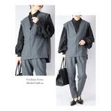 Vネックワイドベスト トップス レディース | and it  | 詳細画像11 