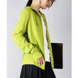 36ピスタチオ | UVカット指穴ZIPパーカー M~LL レディース | and it