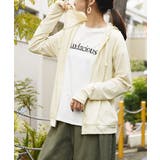 22オートミール | UVカット指穴ZIPパーカー M~LL レディース | and it