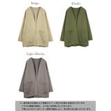 ノーカラージャケット アウター ジャケット | and it  | 詳細画像16 