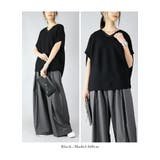 コクーンコットンニット 無地 Vネック | and it  | 詳細画像11 