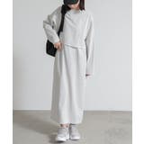 オートミール | ノースリーブワンピース×ショート丈カットソーセット ワンピース レディース | and it
