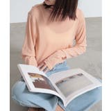 オレンジ | シアーハイネックプルオーバー トップス レディース | and it