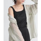 ブラック | スクエアタンク タンクトップ レディース | and it 