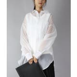 オフ | シアーオーバーシャツ シャツ レディース | and it
