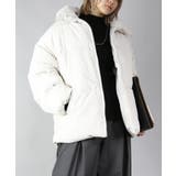 アイボリー | スタンドカラーフェイクダウンコート トップス レディース | and it