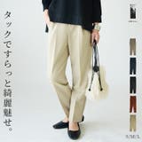 ワンタックハイウエストテーパードパンツレディース 春夏秋冬 パンツ | and it | 詳細画像1