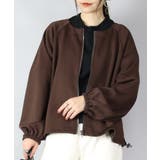 014ブラウン | ジャケット レディース バックフリルフルジップジャケット | and it 