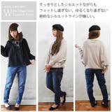 ウォッシュ加工ゆるテーパードデニムパンツ | and it | 詳細画像6