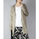 21グレージュ | UVカットロングZIPパーカー M～LL レディース | and it 