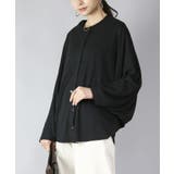 07ブラック | UV&接触冷感ドルマンカーディガン カーディガン レディース | and it