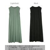 冷感カノコ肩タックバッグフレアワンピース | and it | 詳細画像14