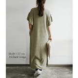 テレコリブフリルスリーブロングワンピースレディース 春夏 ワンピース | and it | 詳細画像13