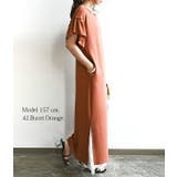 テレコリブフリルスリーブロングワンピースレディース 春夏 ワンピース | and it | 詳細画像5