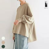 ボリュームスリーブゆるスウェットトップス♪レディースMトレーナー春秋♪ | and it | 詳細画像1