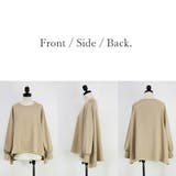 ボリュームスリーブゆるスウェットトップス♪レディースMトレーナー春秋♪ | and it | 詳細画像26