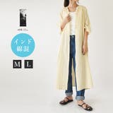 インドコットンリネンシャツワンピース ワンピース ロング | and it | 詳細画像1