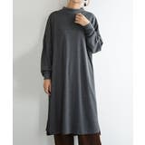 チャコール | シアバター加工カットソーチュニック カットソー チュニック | and it