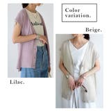 Vネックボタンニットベスト ベスト ニット | and it | 詳細画像2