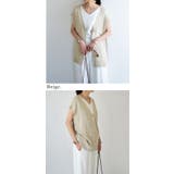 Vネックボタンニットベスト ベスト ニット | and it | 詳細画像7