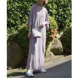 ラベンダー | セルフカット楊柳ワンピース ワンピース レディース | and it