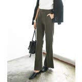 カーキ | ストレッチフレアパンツ パンツ ボトムス | and it 