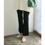 ブラック | ストレッチフレアパンツ パンツ ボトムス | and it 