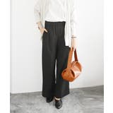 ブラック | カラーワイドパンツ パンツ ワイドパンツ | and it 