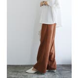 オレンジブラウン | カラーワイドパンツ パンツ ワイドパンツ | and it 