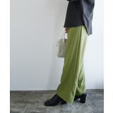 モスグリーン | カラーワイドパンツ パンツ ワイドパンツ | and it 