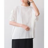 オフホワイト | 汗染み防止タックスリーブカットソー カットソー レディース | and it