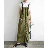 35-カーキ | T NタフタフロントZIPジャンパースカート ジャンスカ | and it