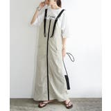 18-エクリュ | T NタフタフロントZIPジャンパースカート ジャンスカ | and it