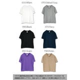 ベーシックVネックコットンTシャツ | and it | 詳細画像2