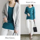 【M~LL】透けない!日本製スムースコットンロングカットソー ♪ レディーストッ… | and it | 詳細画像12