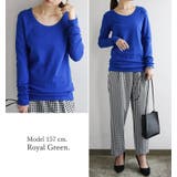 【M~LL】透けない!日本製スムースコットンロングカットソー ♪ レディーストッ… | and it | 詳細画像14