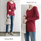 【M~LL】透けない!日本製スムースコットンロングカットソー ♪ レディーストッ… | and it | 詳細画像16