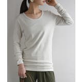 12.オートミール | 【M~LL】透けない!日本製スムースコットンロングカットソー ♪ レディーストッ… | and it