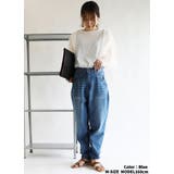 深ゆるまたサルエルデニムパンツ S～4L 春 | and it  | 詳細画像3 