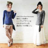 コットンロングシンプルカットソー | and it | 詳細画像6