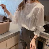 総レース ボリュームスリーブトップス 長袖 | And Kawaii | 詳細画像10 